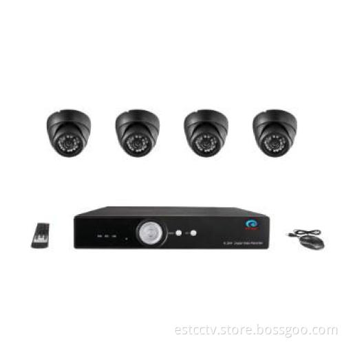 H.264 4CH HD Security DVR with One-step surveillance